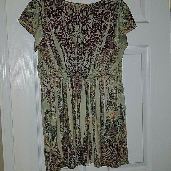 Apt 9 cinched waist top Sz.M EUC. - Picture 5 of 5